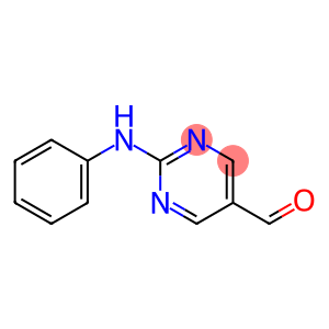 5-Pyrimidinecarboxaldehyde, 2-(phenylamino)-