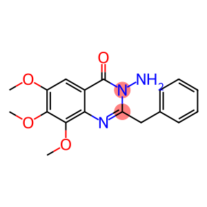 4(3H)-Quinazolinone,  3-amino-2-benzyl-6,7,8-trimethoxy-  (6CI)