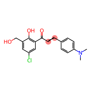 2-Propen-1-one, 1-[5-chloro-2-hydroxy-3-(hydroxymethyl)phenyl]-3-[4-(dimethylamino)phenyl]-