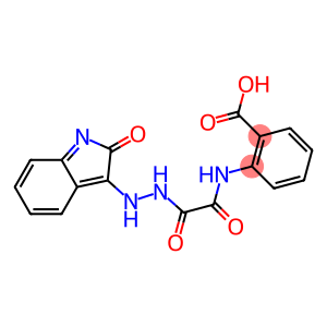 2-[[[(2-oxoindol-3-yl)amino]carbamoylformyl]amino]benzoic acid