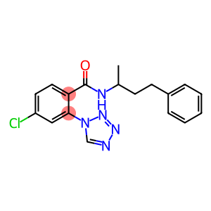 4-chloro-N-(4-phenylbutan-2-yl)-2-(1H-tetrazol-1-yl)benzamide