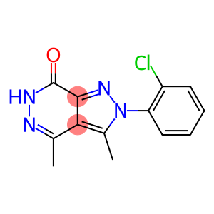 7H-Pyrazolo[3,4-d]pyridazin-7-one, 2-(2-chlorophenyl)-2,6-dihydro-3,4-dimethyl-