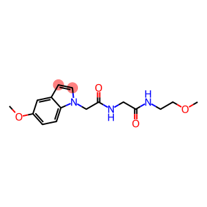 N-(2-methoxyethyl)-N~2~-[(5-methoxy-1H-indol-1-yl)acetyl]glycinamide