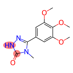 2,4-Dihydro-4-methyl-5-(3,4,5-trimethoxyphenyl)-3H-1,2,4-triazol-3-one