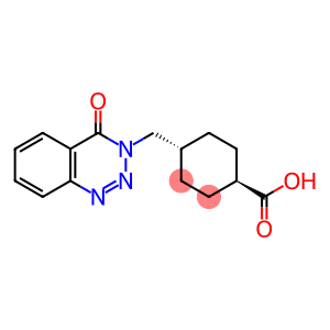 (1r,4r)-4-[(4-oxo-3,4-dihydro-1,2,3-benzotriazin-3-yl)methyl]cyclohexane-1-carboxylic acid