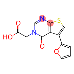 [5-(2-furyl)-4-oxothieno[2,3-d]pyrimidin-3(4H)-yl]acetic acid