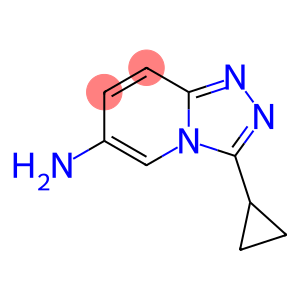 1,2,4-Triazolo[4,3-a]pyridin-6-amine, 3-cyclopropyl-