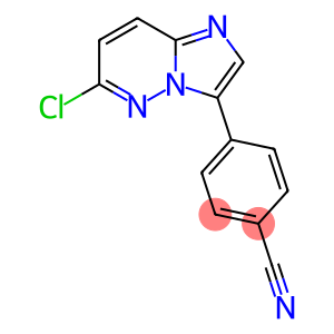 4-{6-Chloroimidazo[1,2-b]pyridazin-3-yl}benzonitrile