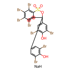 Phenol, 4,4′-(4,5,6,7-tetrabromo-3h-2,1-benzoxathiol-3-ylidene)-bis[2,6-dibromo-,s,s-dioxide, Monosodium Salt