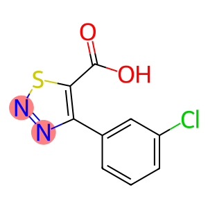 4-(3-氯苯基)-1,2,3-噻二唑-5-羧酸