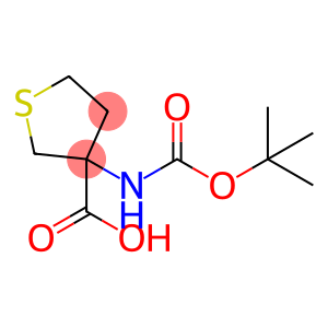 3-Thiophenecarboxylic acid, 3-[[(1,1-dimethylethoxy)carbonyl]amino]tetrahydro-