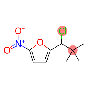 2-(1-chloro-2,2-dimethylpropyl)-5-nitrofuran