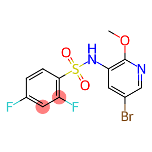 N-(5-溴-2-甲氧基吡啶-3-基)-2,4-二氟苯磺酰胺