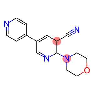 3-cyano-2-morpholino-5-(pyrid-4-yl)pyridine