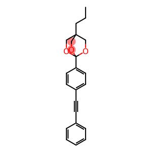 2,6,7-Trioxabicyclo(2.2.2)octane, 1-(4-(phenylethynyl)phenyl)-4-propyl -