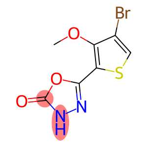 5-(4-bromo-3-methoxythien-2-yl)-1,3,4-oxadiazol-2(3h)-one