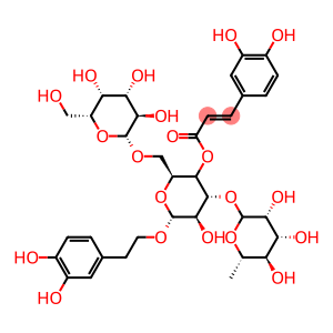 β-D-Glucopyranoside, 2-(3,4-dihydroxyphenyl)ethyl O-6-deoxy-α-L-mannopyranosyl-(1→3)-O-[β-D-galactopyranosyl-(1→6)]-, 4-[(2E)-3-(3,4-dihydroxyphenyl)-2-propenoate]