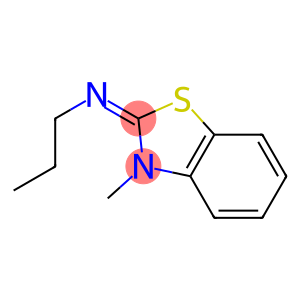 1-Propanamine,N-(3-methyl-2(3H)-benzothiazolylidene)-(9CI)