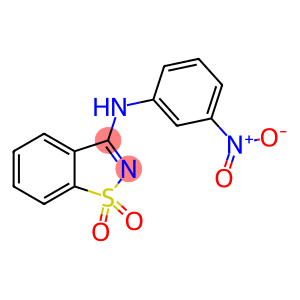 3-((3-nitrophenyl)amino)benzo[d]isothiazole 1,1-dioxide