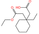 1,1-Cyclohexanediacetic acid, 1,1-diethyl ester