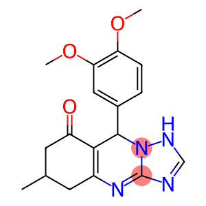 9-(3,4-Dimethoxyphenyl)-6-methyl-5,6,7,9-tetrahydro-[1,2,4]triazolo[5,1-b]quinazolin-8(4H)-one