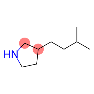 Pyrrolidine, 3-(3-methylbutyl)-