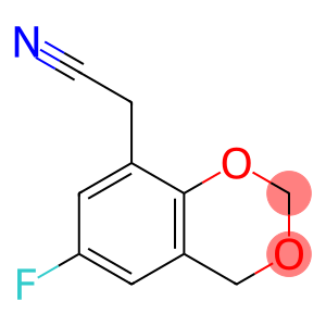 2-(6-fluoro-2,4-dihydro-1,3-benzodioxin-8-yl)acetonitrile