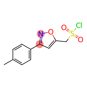 [3-(4-methylphenyl)-1,2-oxazol-5-yl]methanesulfonyl chloride