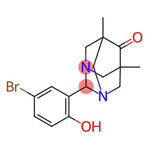 2-(5-bromo-2-hydroxyphenyl)-5,7-dimethyl-1,3-diazatricyclo[3.3.1.1~3,7~]decan-6-one