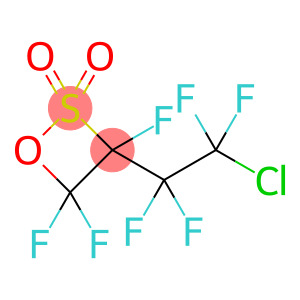 3-(2-CHLORO-1,1,2,2-TETRAFLUOROETHYL)-3,4,4-TRIFLUORO-1,2-OXATHIE TANE 2,2-DIOXIDE