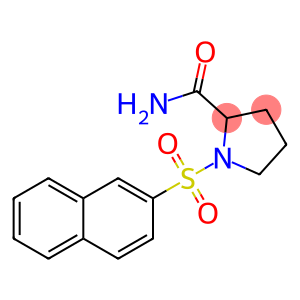 1-(2-naphthylsulfonyl)-2-pyrrolidinecarboxamide