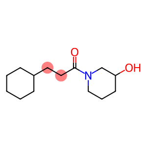 1-Propanone, 3-cyclohexyl-1-(3-hydroxy-1-piperidinyl)-