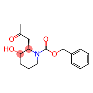 (2R,3S)-benzyl 3-hydroxy-2-(2-oxopropyl)piperidine-1-carboxylate