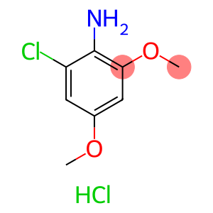 2-chloro-4,6-dimethoxybenzenamine hydrochloride