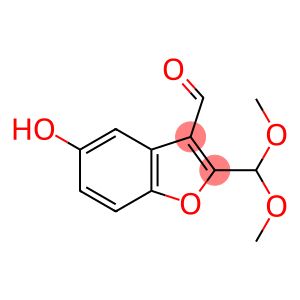 3-Benzofurancarboxaldehyde, 2-(dimethoxymethyl)-5-hydroxy-