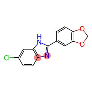 2-(1,3-BENZODIOXOL-5-YL)-5-CHLORO-1H-BENZIMIDAZOLE