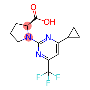 (4-Cyclopropyl-6-(trifluoromethyl)pyrimidin-2-yl)proline
