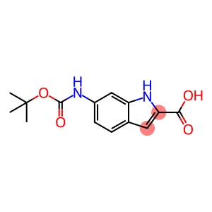 1H-Indole-2-carboxylic acid, 6-[[(1,1-dimethylethoxy)carbonyl]amino]-