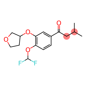 1-Butanone, 1-[4-(difluoromethoxy)-3-[(tetrahydro-3-furanyl)oxy]phenyl]-3-methyl-