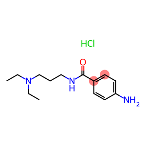 4-Amino-N-[3-(diethylamino)propyl]benzamid, hydrochloride