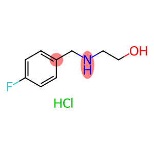 2-[(4-fluorobenzyl)amino]ethanol hydrochloride