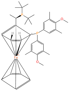 (R)-1-[(S)-2-[BIS(4-METHOXY-3,5-DIMETHYLPHENYL)PHOSPHINO]FERROCENYL]ETHYLDI-TERT-BUTYLPHOSPHINE