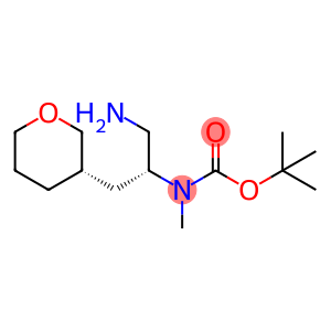 N-[(1R)-1-(Aminomethyl)-2-[(3S)-tetrahydro-2H-pyran-3-yl]ethyl]-N-methylcarbamic acid tert-butyl ester