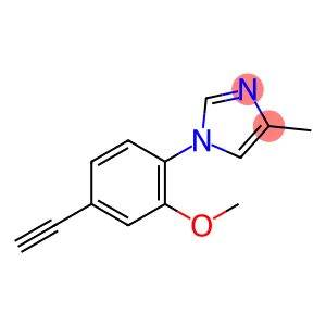 1-(4-ethynyl-2-methoxyphenyl)-4-methyl-1H-imidazole