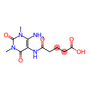 Pentanoic  acid,  5-[(6-amino-1,2,3,4-tetrahydro-1,3-dimethyl-2,4-dioxo-5-pyrimidinyl)amino]-5-oxo-