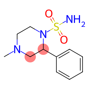 4-methyl-2-phenylpiperazine-1-sulfonamide