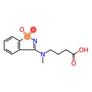 4-[(1,1-二氧代-1,2-苯噻唑-3-基)(甲基)氨基]丁酸