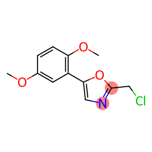 2-(chloromethyl)-5-(2,5-dimethoxyphenyl)oxazole