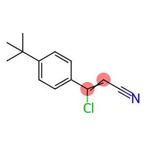 (2Z)-3-(4-tert-Butylphenyl)-3-chloroprop-2-enenitrile