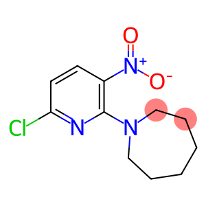 1H-Azepine, 1-(6-chloro-3-nitro-2-pyridinyl)hexahydro-